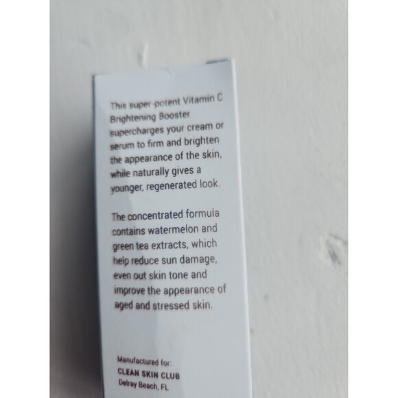 Clean Skin Club Vitamin C Brightening Booster 30mL 1oz - Picture 4 of 8
